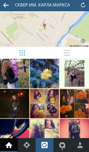 「Instagramで場所ごとに写真を見つける方法」