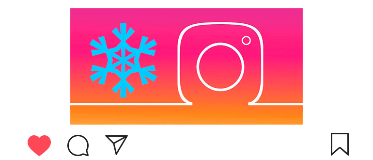 「Instagramで雪を作る方法」