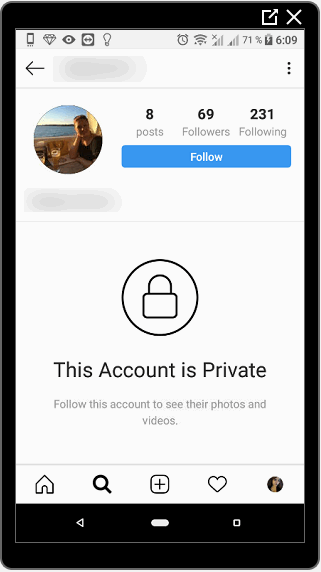 「Instagramのプライベートアカウント」