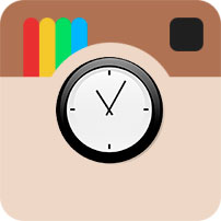「Instagramの投稿の時間」