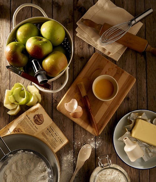 「Instagramの秋の写真のアイデア-キッチンのレイアウトリンゴ」